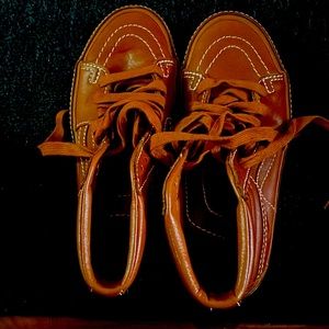 Vans all leather brown